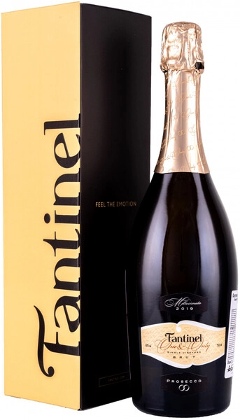 Игристое вино Fantinel, One and Only Prosecco Brut Millesimato, 2019, gift box
