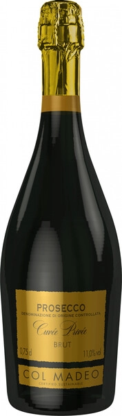 Игристое вино Col Madeo Cuvee Privee Prosecco DOC Brut, 2022