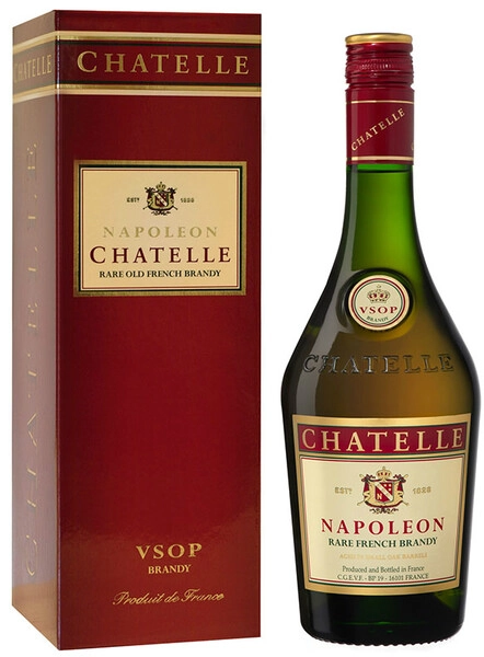 Бренди Chatelle, Napoleon VSOP, gift box, 0.7 л