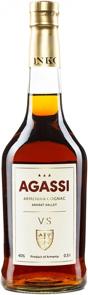 Коньяк Agassi V.S, 0.5 л