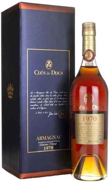Арманьяк Cles des Ducs Millesime, Armagnac AOC, 1970, gift box, 0.7 л