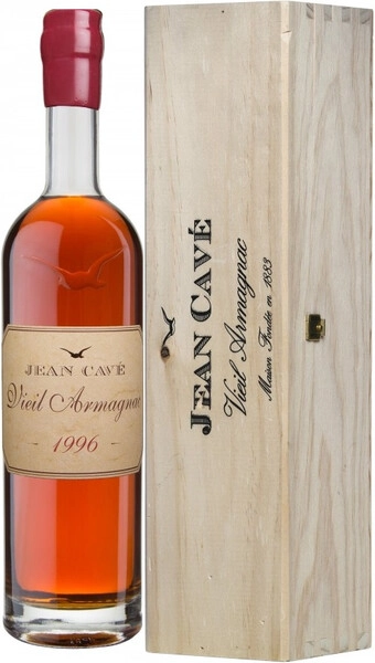 Арманьяк Jean Cave, Vieil Armagnac AOC, 1996, wooden box, 0.7 л
