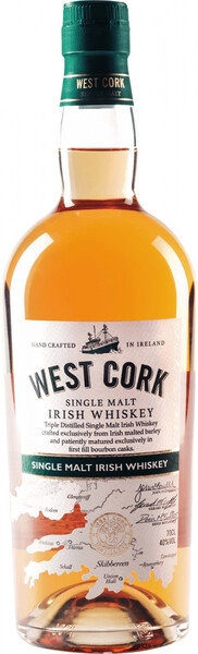 Виски West Cork Single Malt, 0.7 л