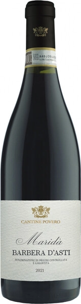 Вино Cantine Povero, Barbera d'Asti Marida DOCG, 2021