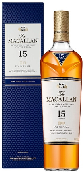 Виски Macallan Double Cask 15 Years Old, gift box, 0.7 л