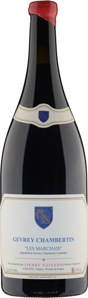 Вино Pierre Naigeon, Gevrey-Chambertin Les Marchais Vieilles Vignes AOC, 2017, 1.5 л