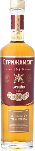 Ликер Стрижамент Настойка горькая, 0.5 л