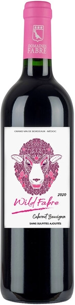 Вино Wild Fabre Cabernet Sauvignon, Haut-Medoc AOC, 2020