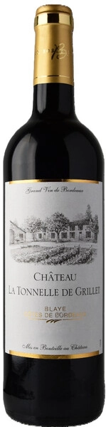 Вино Chateau La Tonnelle de Grillet, Blaye Cotes de Bordeaux AOC, 2023