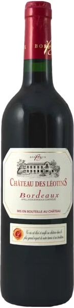 Вино Chateau des Leotins, Bordeaux AOC, 2022