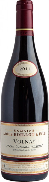 Вино Domaine Louis Boillot & Fils, Volnay 1er Cru Les Brouillards AOC, 2011