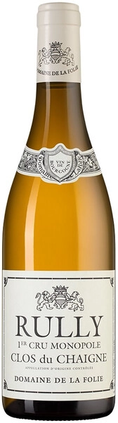 Вино Domaine de la Folie, Rully 1-er Cru Clos du Chaigne AOC, 2023