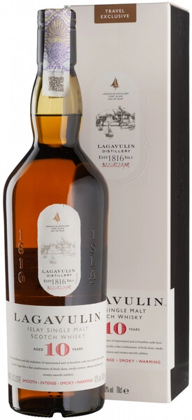 Виски Lagavulin 10 Years Old, gift box, 0.7 л