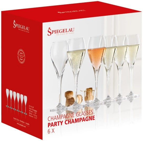 Бокалы Spiegelau Special Glasses Party Champagne Glass, Set of 6 pcs, 160 мл