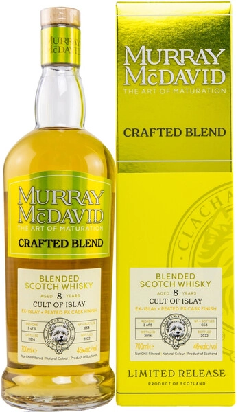 Виски Murray McDavid, "Crafted Blend" Cult of Islay 8 Years Old, gift box, 0.7 л