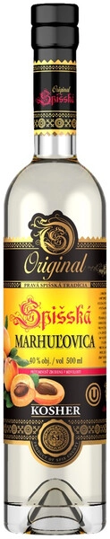 Водка Spisska Marhulovica Original, Kosher, 0.5 л