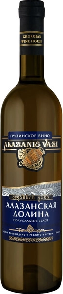 Вино Georgian Wine House, Alazanis Vazi Alazani Valley White, 0.7 л