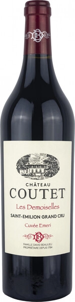 Вино Chateau Coutet, "Les Demoiselle Cuvee Emeri", Saint-Emilion Grand Cru AOC, 2017