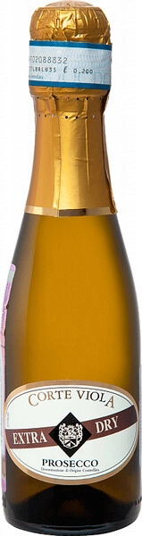 Игристое вино Contri Spumanti, Corte Viola Prosecco Extra Dry DOC, 200 мл