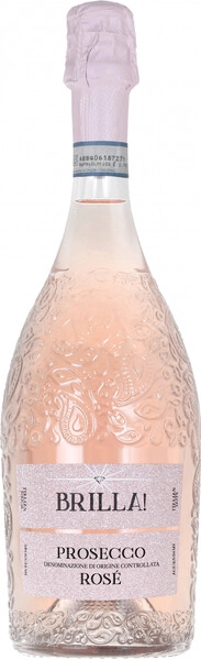 Игристое вино Brilla! Prosecco DOC Rose, 2023