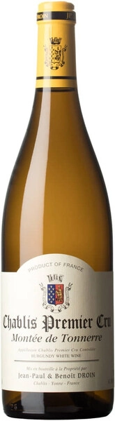 Вино Jean-Paul & Benoit Droin, Chablis 1er Cru Montee de Tonnerre AOC, 2023