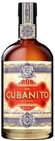 Ром Cubanito Negro, 0.7 л
