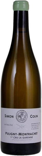 Вино Simon Colin, Puligny-Montrachet 1-er Cru La Garenne AOC, 2022