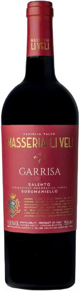 Вино Li Veli, Garrisa Susumaniello, Salento IGT, 2022