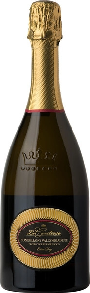 Игристое вино Le Contesse, Cuvee Prosecco Extra Dry, Conegliano Valdobbiadene DOCG