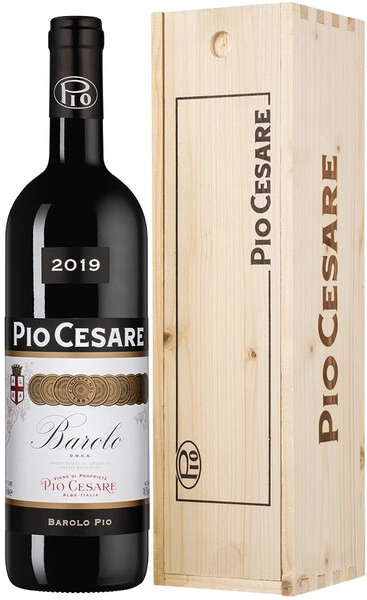 Вино Pio Cesare, Barolo DOCG, 2019, wooden box