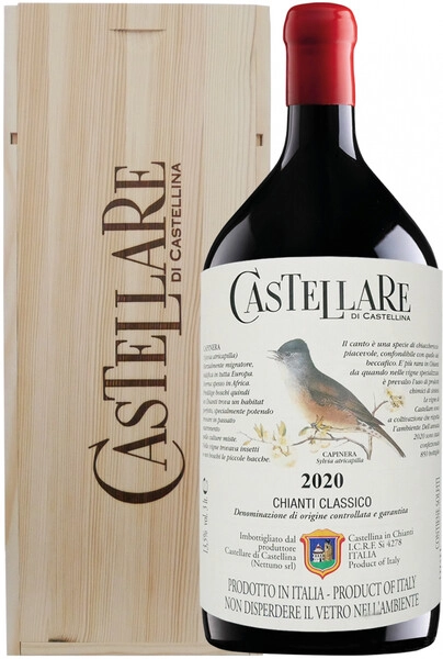 Вино Castellare di Castellina, Chianti Classico DOCG, 2020, wooden box, 3 л