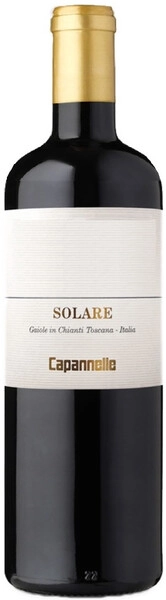 Вино Capannelle, Solare Vino da Tavola di Toscana Rosso IGT Sangiovese, 2011, 375 мл