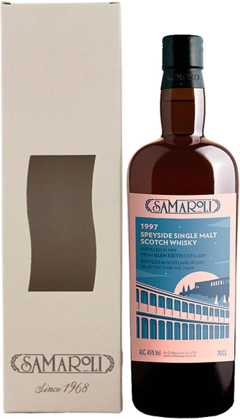 Виски Samaroli, Glen Keith, 1997, gift box, 0.7 л