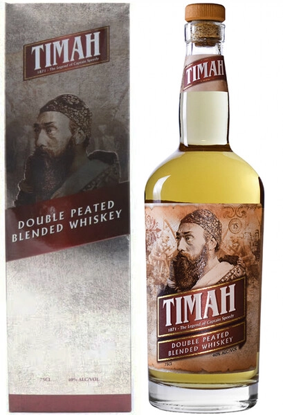 Виски "Timah" Double Peated Blended, gift box, 0.75 л