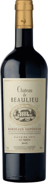 Вино Chateau de Beaulieu, Bordeaux Superieur AOC, 2019