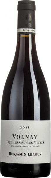 Вино Benjamin Leroux, Volnay 1er Cru Les Mitans AOC, 2018