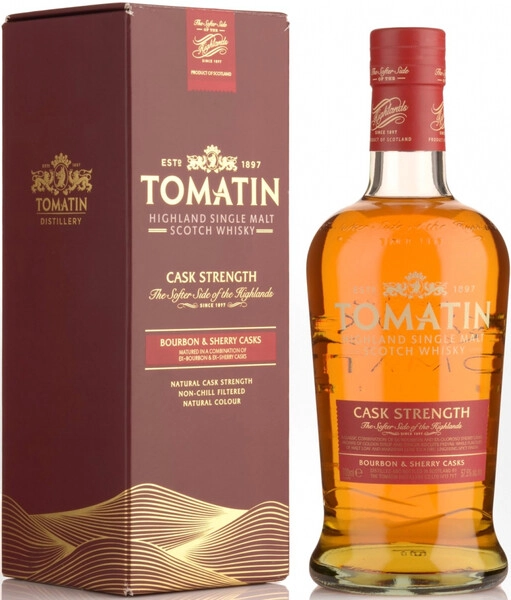 Виски Tomatin, Cask Strength Edition, gift box, 0.7 л