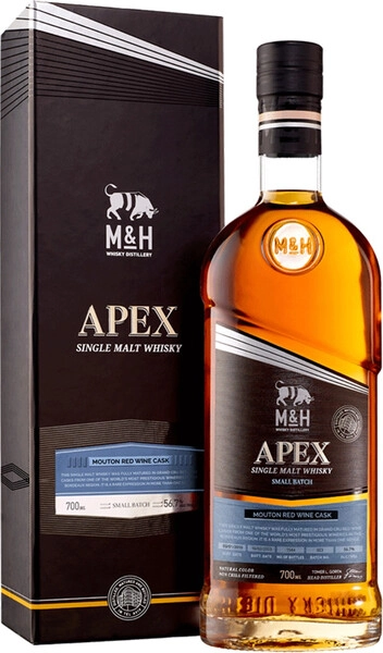 Виски M&H, Apex Mouton Red Wine Cask, gift box, 0.7 л