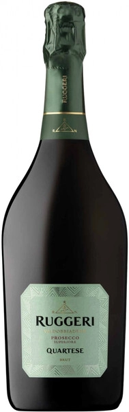 Игристое вино Ruggeri, Quartese Brut Superiore, Prosecco di Valdobbiadene DOCG