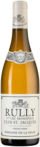 Вино Domaine de la Folie, Rully 1-er Cru Clos Saint Jacques AOC, 2023