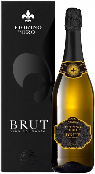 Игристое вино Abbazia, Fiorino d'Oro Brut, gift box
