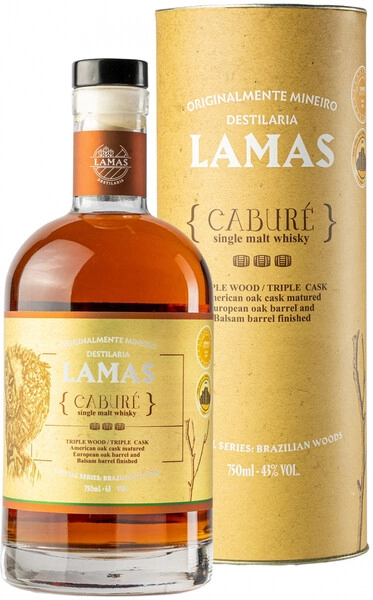 Виски Lamas Cabure Triple Wood, in tube, 0.75 л