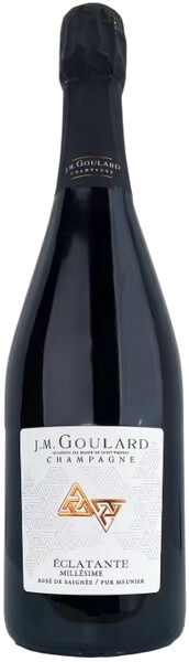 Шампанское Champagne J.M. Goulard, "L'Eclatante" Rose de Saignee Millesime, 2019