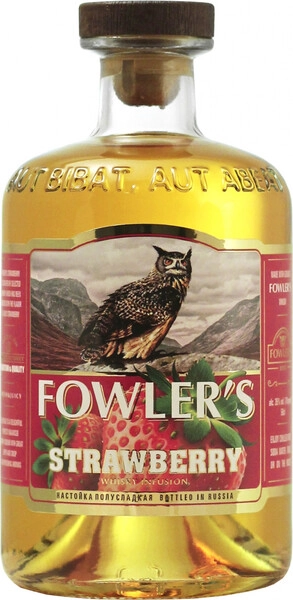 Висковый напиток Fowler's Strawberry, 0.5 л