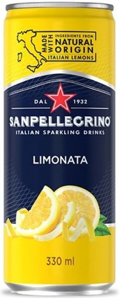 Вода S. Pellegrino Limonata, in can, 0.33 л
