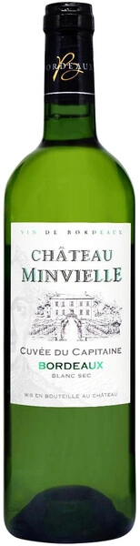 Вино Chateau Minvielle, Cuvee du Capitaine Blanc, Bordeaux AOC, 2023