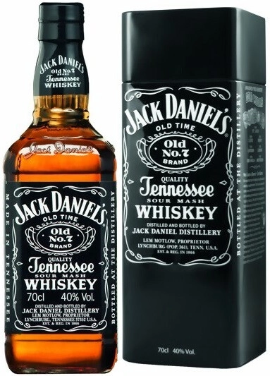 Виски Jack Daniel's, with metal box, 0.7 л