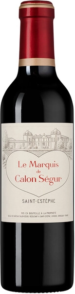 Вино "Le Marquis de Calon Segur", Saint-Estephe AOC, 2014, 375 мл