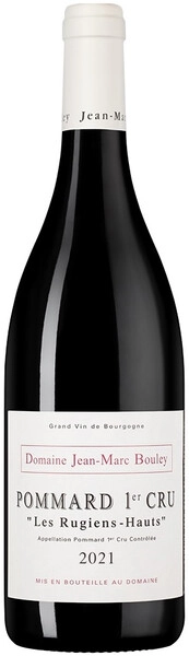 Вино Domaine Jean-Marc Bouley, Pommard 1er Cru Les Rugiens-Hauts AOC, 2021