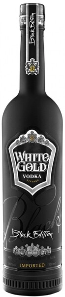 Водка White Gold Black Edition, 0.5 л